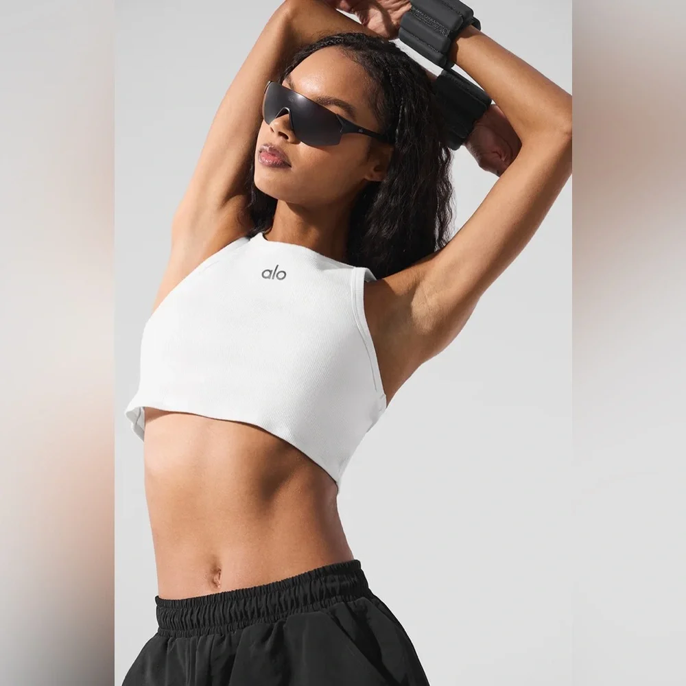 ALO YOGA | ✨NEW✨ Aspire Tank in White/Black